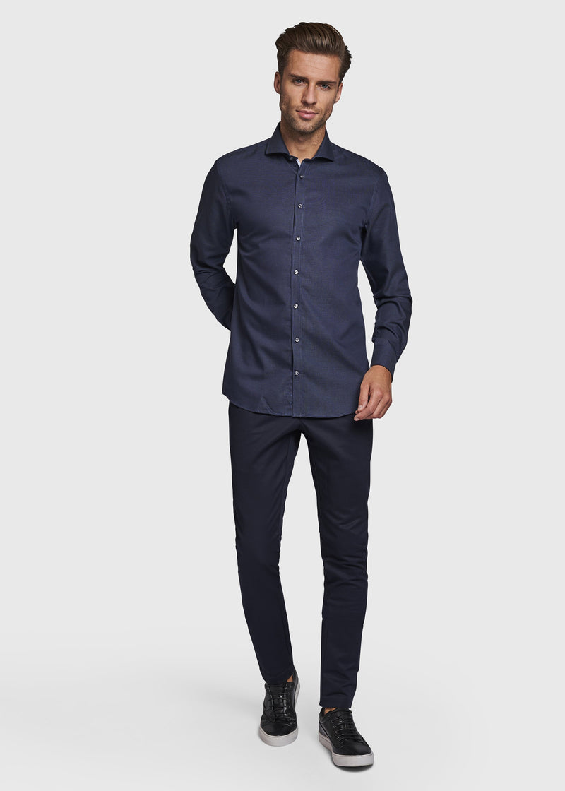 BS Logan Modern Fit Skjorte Navy