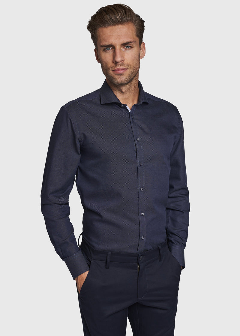 BS Logan Modern Fit Skjorte Navy