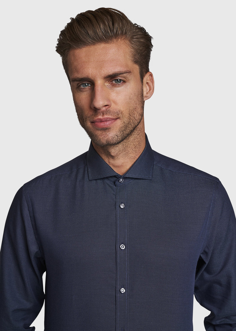 BS Logan Modern Fit Skjorte Navy