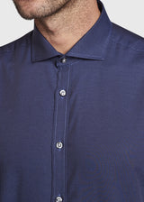 BS Owen Slim Fit Skjorte Navy