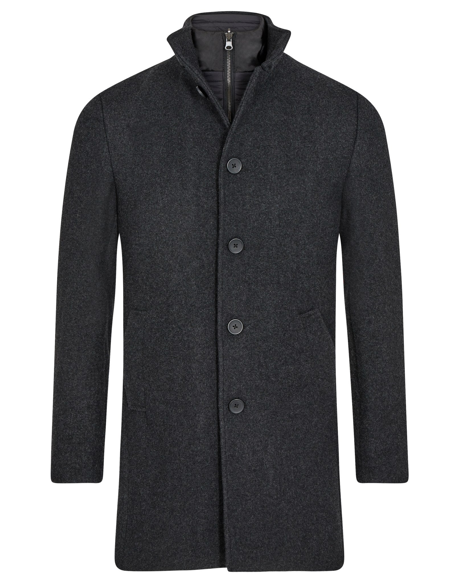 BS Ontario slim fit Frakke - Charcoal