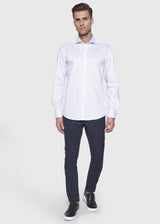 BS Carlson Slim Fit Skjorte Hvid