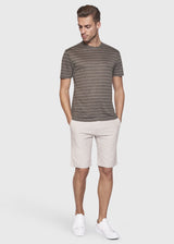 BS Catania Regular Fit Hør T-Shirt Army