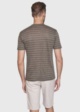 BS Catania Regular Fit Hør T-Shirt Army