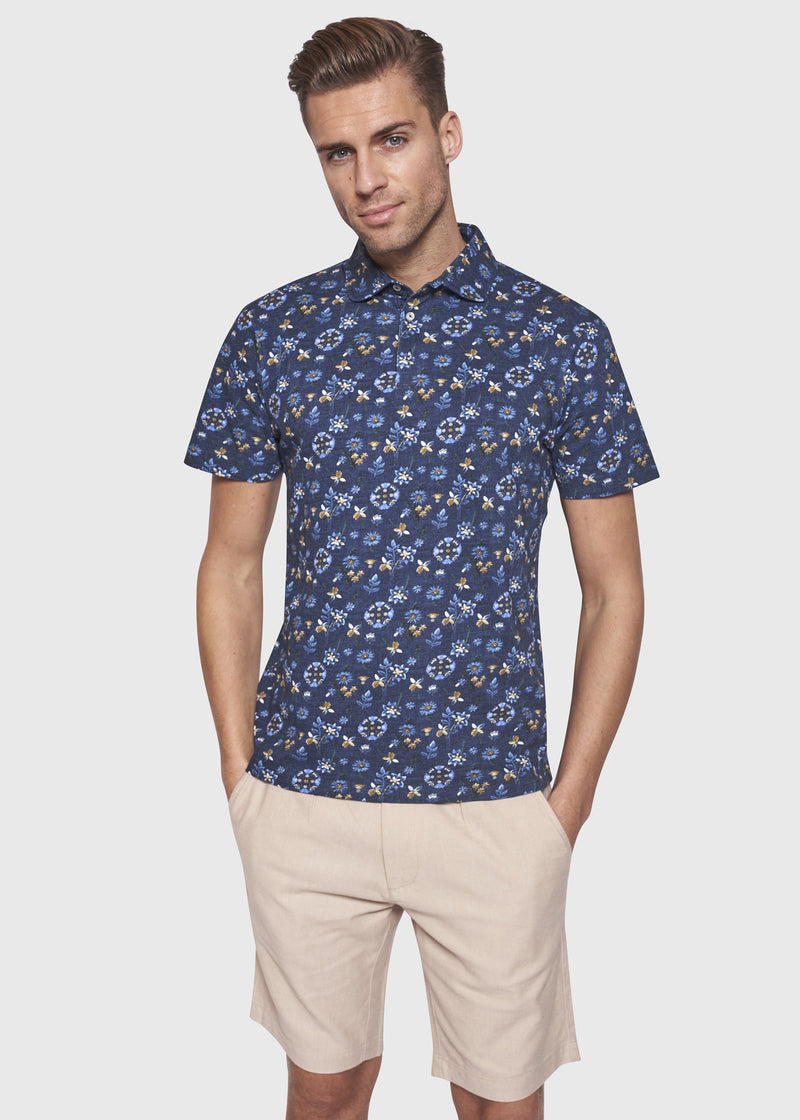 BS Chintu Regular Fit Polo Mørkeblå