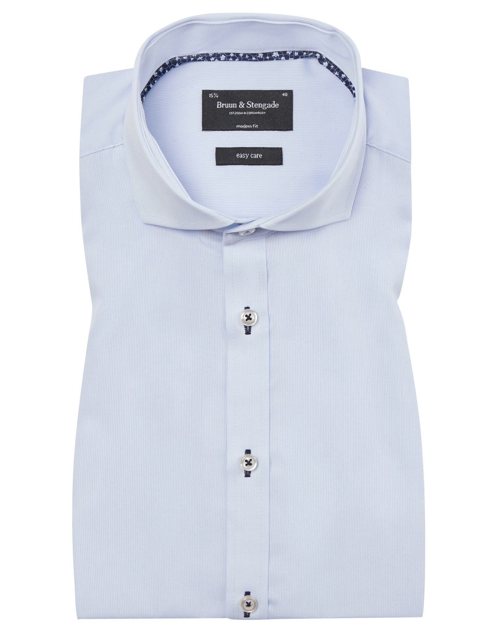 BS Djemba Modern Fit Skjorte Light Blue - Light Blue