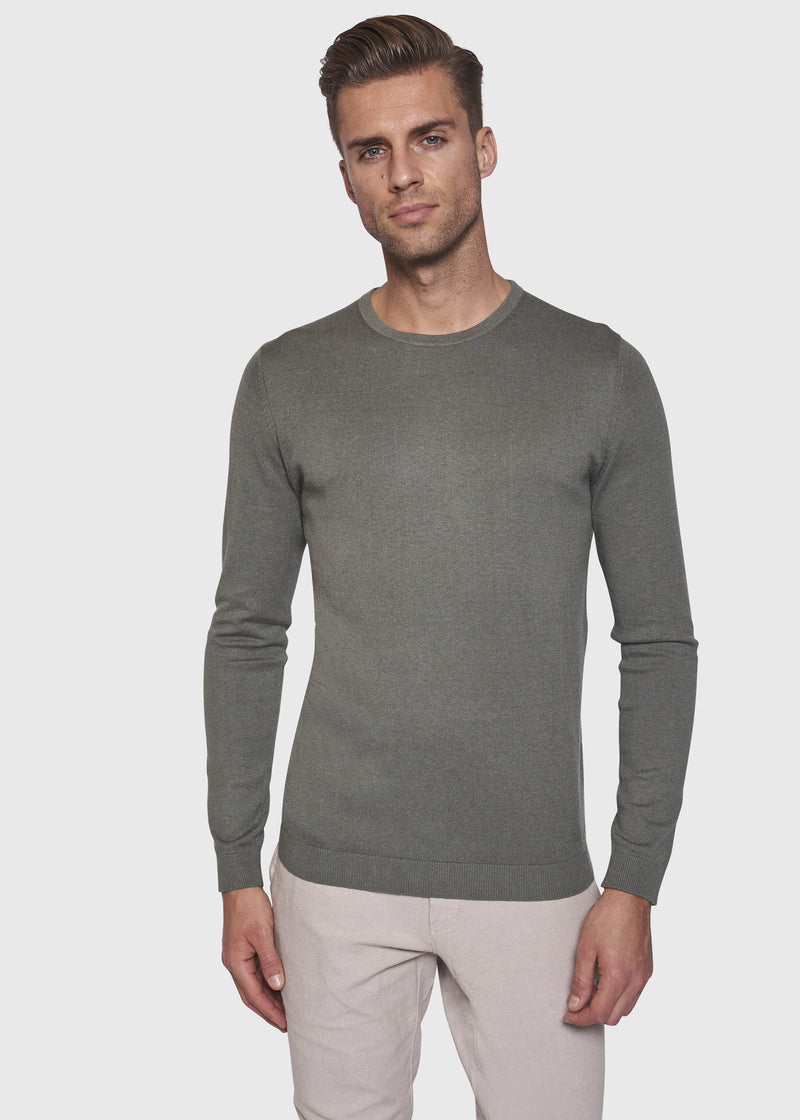 BS Gunnar Regular Fit Cashmere Strik Grøn