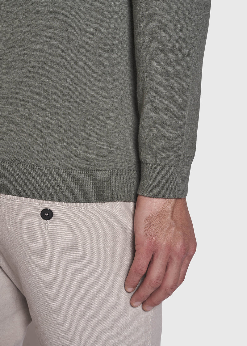 BS Gunnar Regular Fit Cashmere Strik Grøn