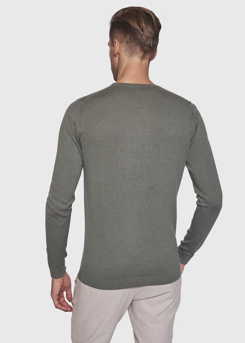 BS Gunnar Regular Fit Cashmere Strik Grøn