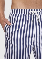 BS Havana Regular Fit Badeshorts Navy/Hvid
