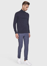 BS Jason Regular Fit Strik Navy