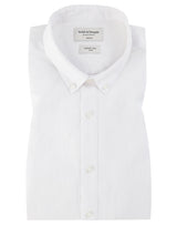 BS Kochi Slim Fit Hør Skjorte Hvid
