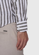 BS Kumamoto Modern Fit Hør Skjorte Army