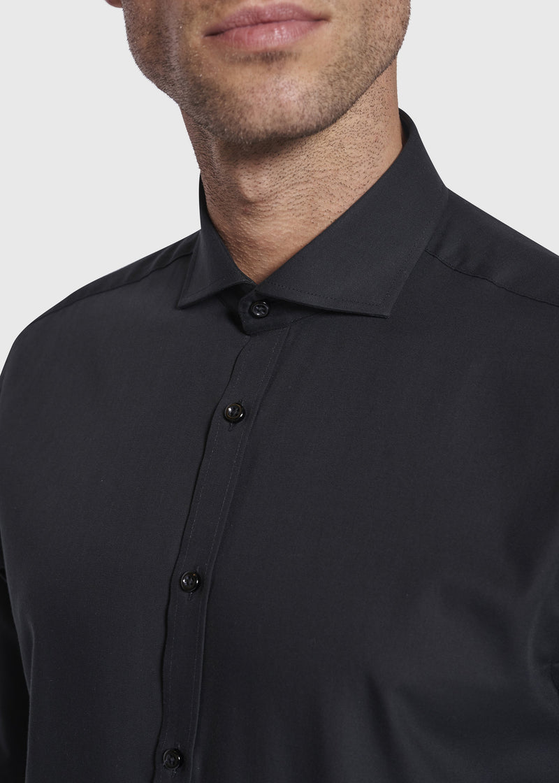 BS Leonardo Slim Fit Skjorte Sort