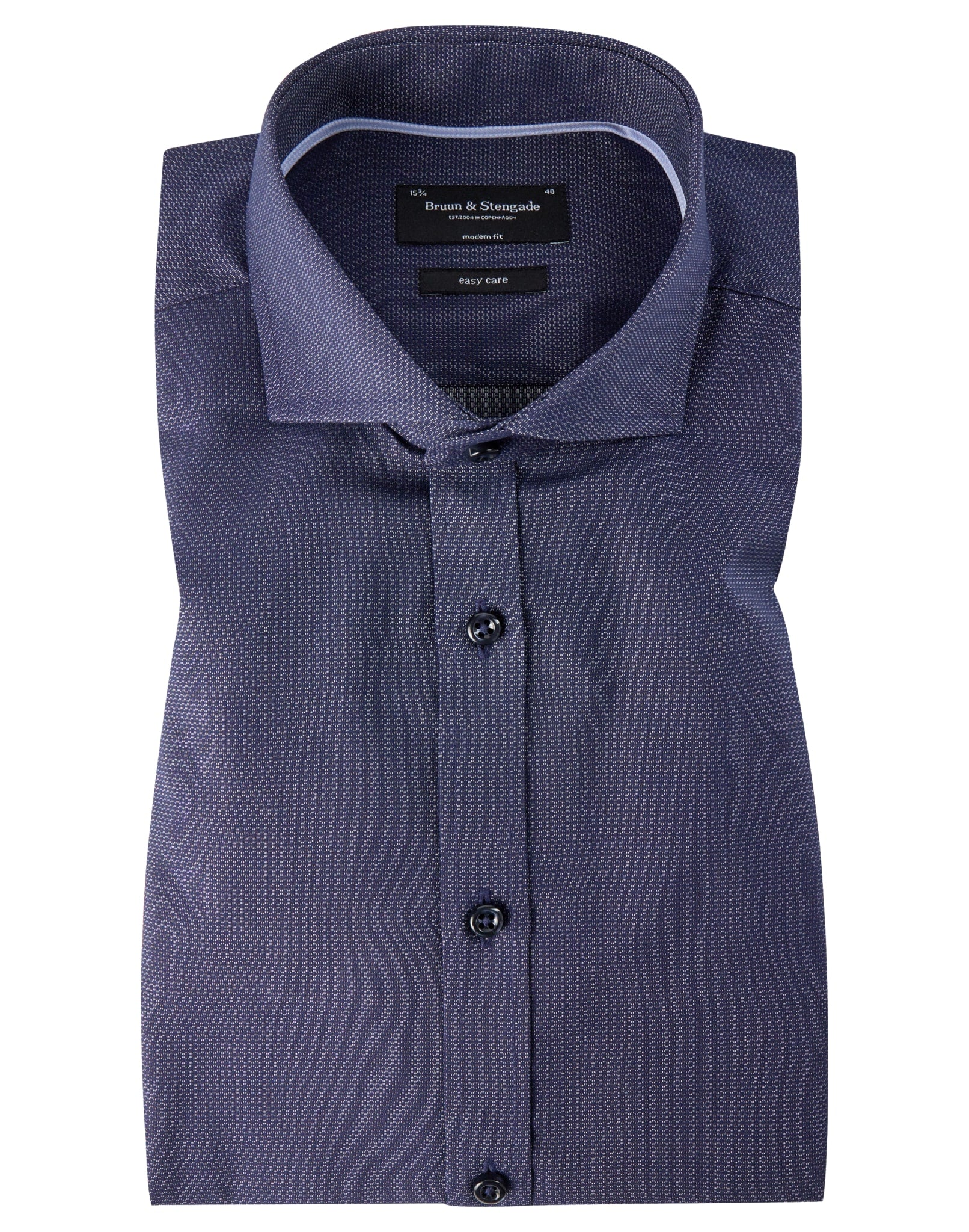 BS Matteo Modern Fit Skjorte Navy - Navy