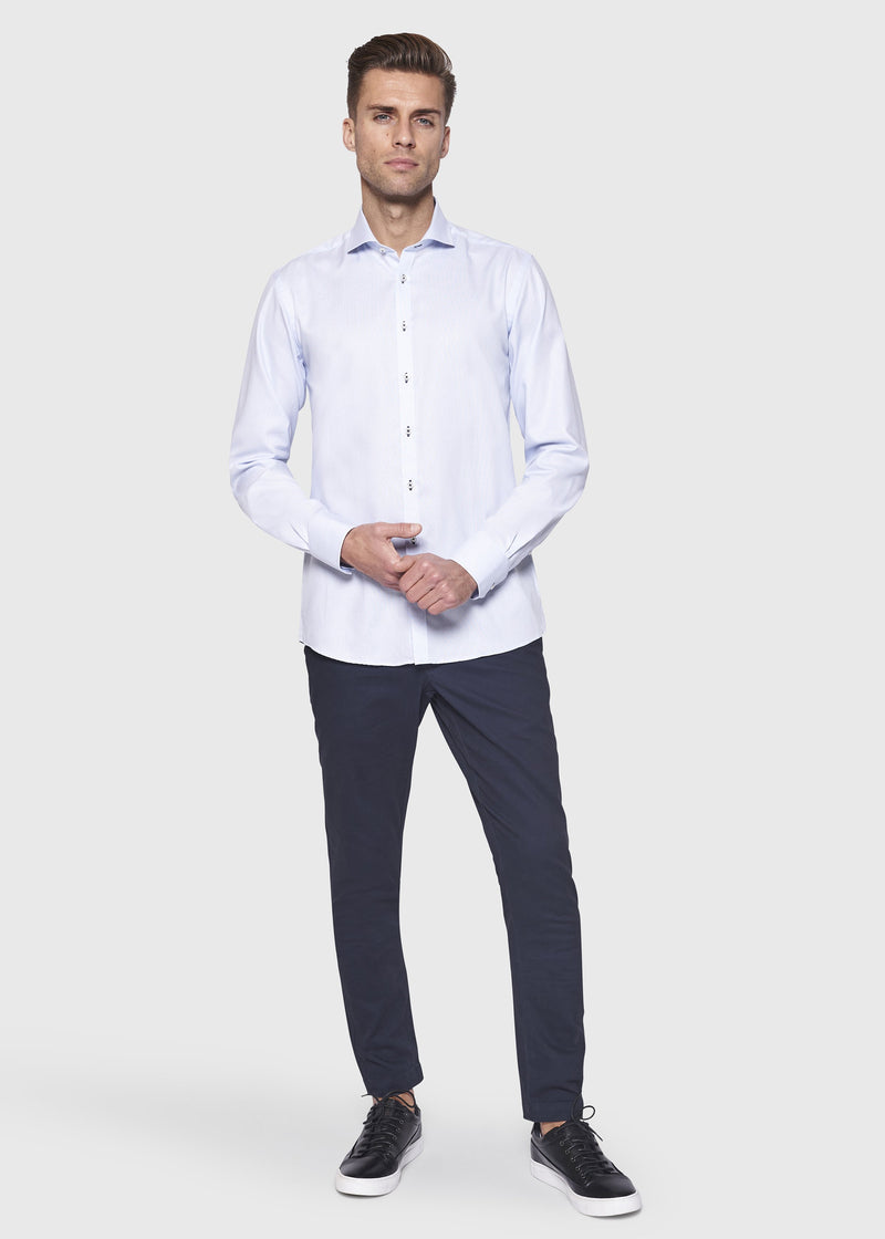 BS Nolito Modern Fit Skjorte Lyseblå