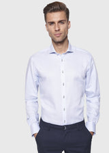 BS Nolito Modern Fit Skjorte Lyseblå
