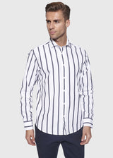 BS Sukumo Slim Fit Skjorte Hvid