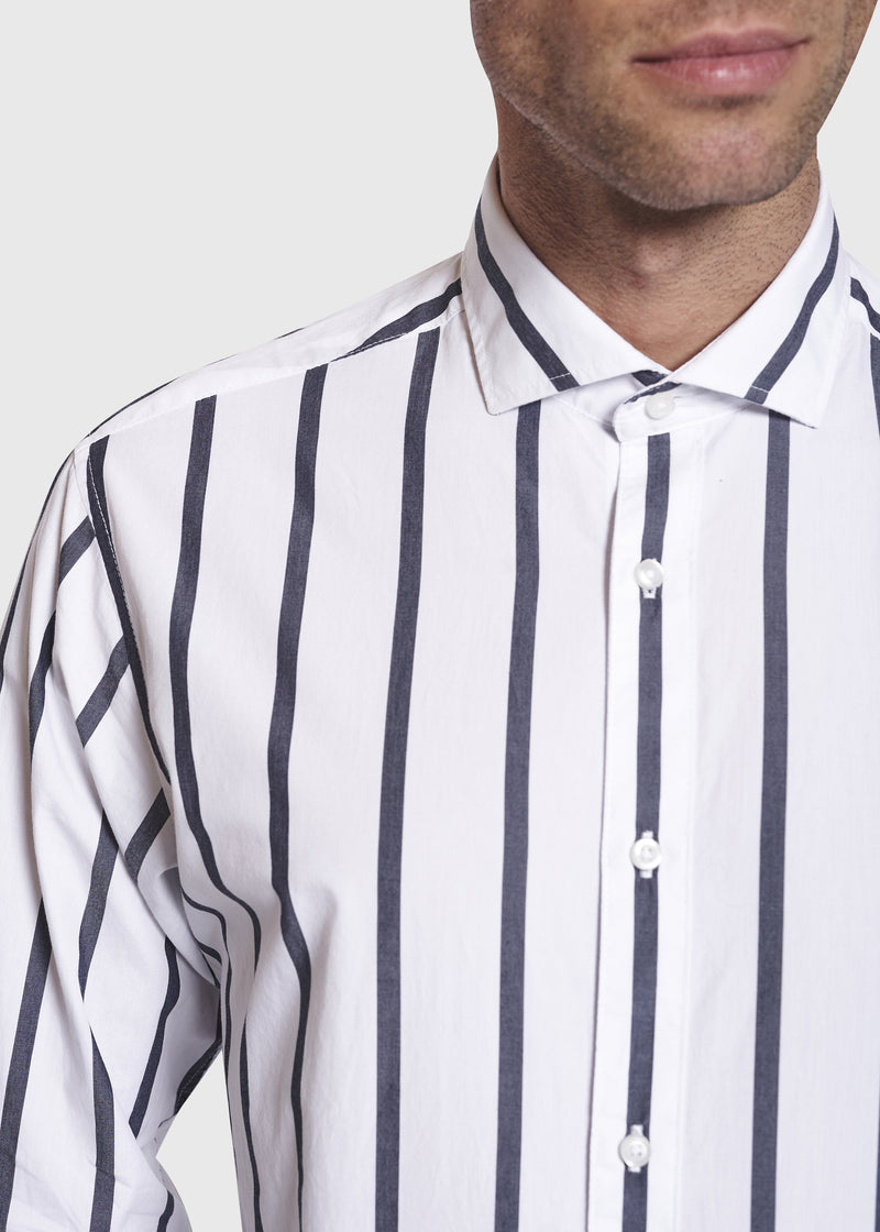 BS Sukumo Slim Fit Skjorte Hvid
