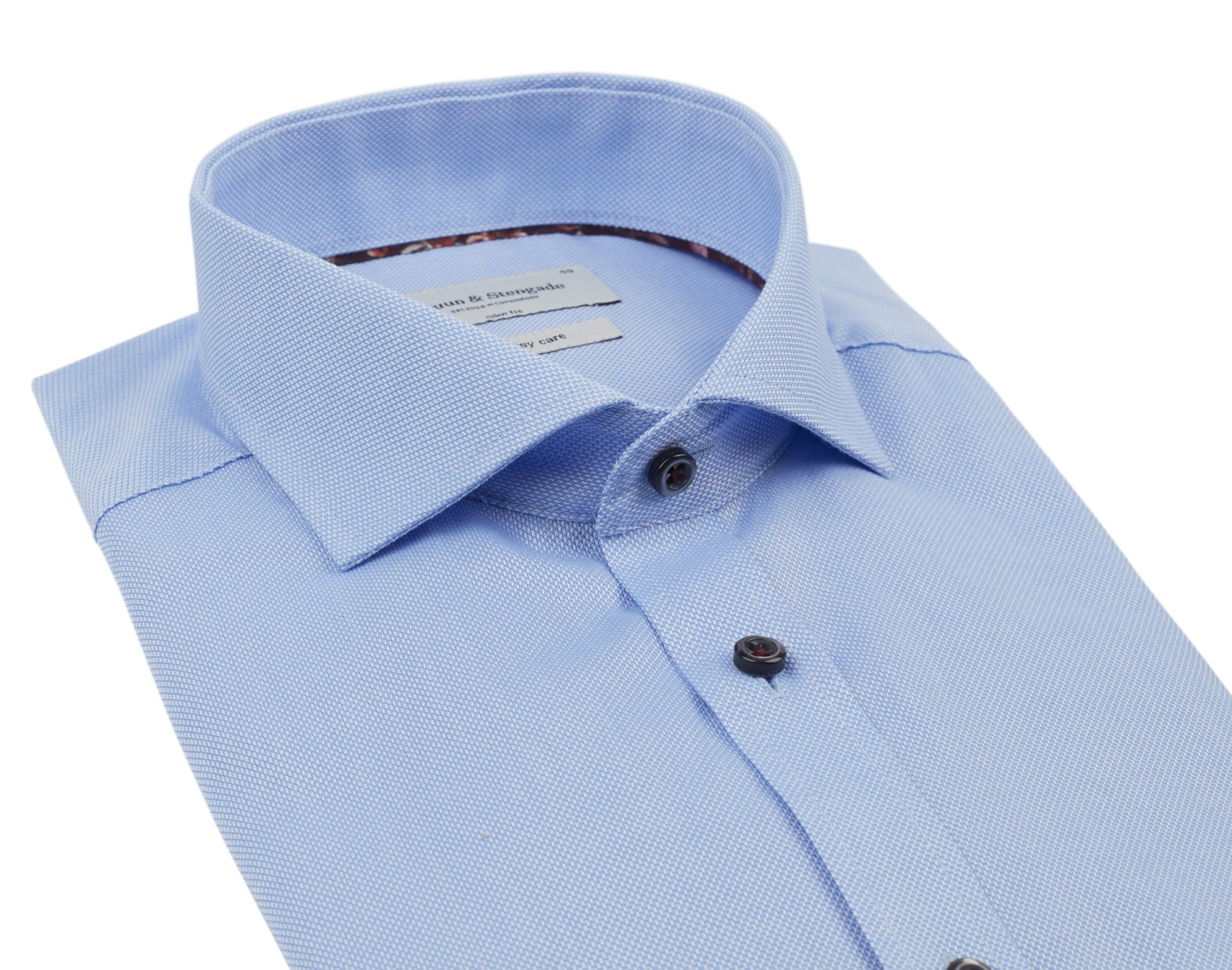 BS Lowman Slim Fit Skjorte - Light Blue