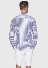 BS Kumamoto Modern Fit Hør Skjorte Navy